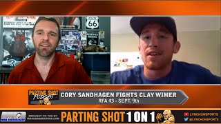 RFA 43's Cory Sandhagen talks Clay Wimer fight and meeting Peyton Manning