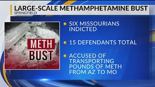 Six Missourians among 15 indicted for large-scale meth conspiracy