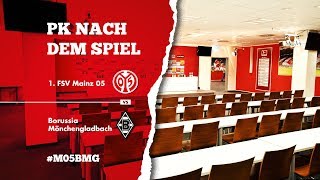 Pressekonferenz nach dem Spiel gegen Borussia Mönchengladbach | #M05BMG | 1. FSV Mainz 05