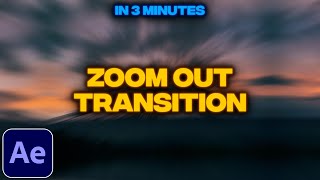 Smooth Zoom Out Transition Tutorial in After Effects | After Effects 2024