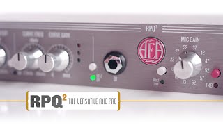 AEA RPQ2: High-Gain, High-Impedance Preamp with CurveShaper™ EQ \u0026 DI