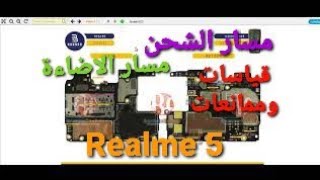 مسار الشحن والاضاءة وكل ممانعات وقياسات ريلمى Realme 5