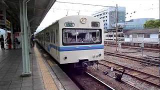 秩父鉄道1000系1005F（標準色）　各駅停車羽生行き　寄居駅発車