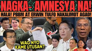 GRABE! NAGKA-ÂMNÊSYA NA! PBBM AT ERWIN TULFO ANG BILIS MAKALIM0T?! K0NGRES0 NAGÛLAT!| REACTION🎥