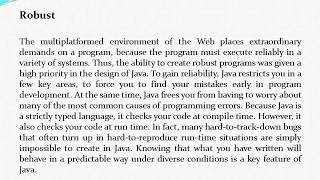 The Java Buzzwords - Java (Robust, Multithreaded, Architecture, Distributed, Dynamic)