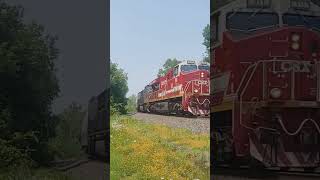 CSX 911 Leads M364 in Churchville NY