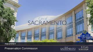 Preservation Commission - May 20, 2026