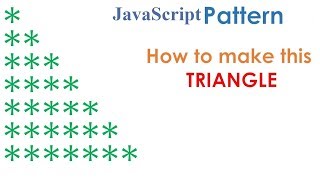FamilySome Programming- |Star 🌟 triangle Pattern in JavaScript|