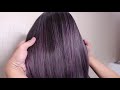 highilghts natural hair color violet hair dye for dark hair ‼️