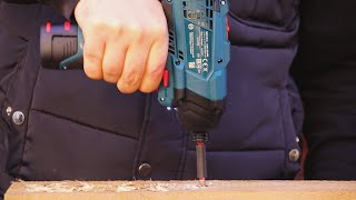 Bosch GDR 120-LI, 12V cordless impact driver/wrench | work demo