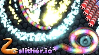 Slither.io Immortal Snake HACK? Trolling Longest Snake In Slitherio!