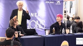 위너 (WINNER)강승윤 밀리언즈 한소절 + 멤버들이 잠시 자리를 비운 사이에 토크[4K 직캠]@181229 (소니AX700촬영)