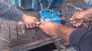 How to set Perkins engine 1104 fuel injection Pump timing # pump timing # Afghan DG workshop