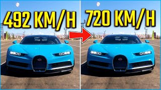 INSANE TOP SPEED! Bugatti Chiron Defies Speed Limits in Forza Horizon 5