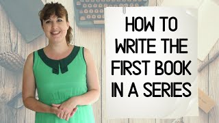 How To Write The First Book In A Series - Creative Writing Advice With JJ Barnes