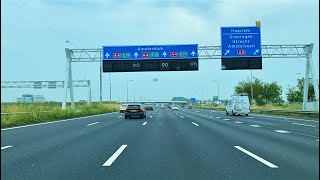 Holland: Hoofddorp to Amsterdam City - 4k Video - Driving Tour - The Netherlands