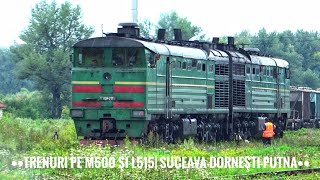 Trenuri pe M500 și L515 în Dornești și Gura Putnei/Trains on M500 și L515 in Dornești 2018 [FullHD]