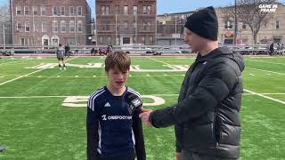 Brace scorer Pavlo Ivchak on FA Euro U13's convincing MLS Next Win