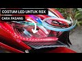 RSX PASANG LAMPU LED CARA PASANG LED COSTUM UNTUK RSX #4k #youtubeshorts