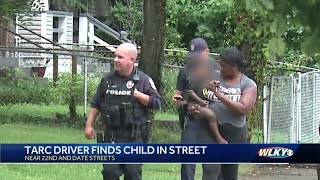 TARC driver finds child wandering alone in west Louisville