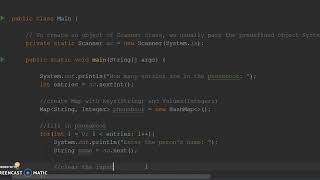 Java Map Interface Coding Walkthru HackerRank