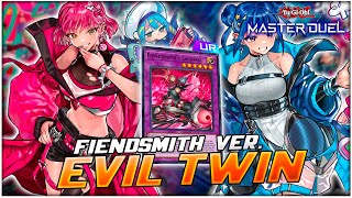 Evil Twin Fiendsmith Is Very Fun Deck | Deck List \u0026 Combo | Yu-Gi-Oh! Master Duel