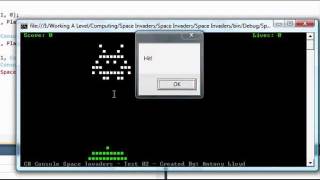 C# Console Space Invaders Test 2