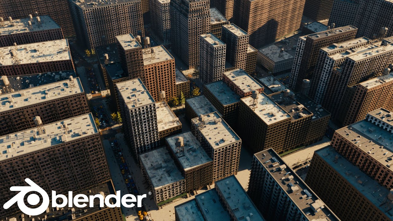 Using The City Generator 2 0 In Blender Tutorial Youtube