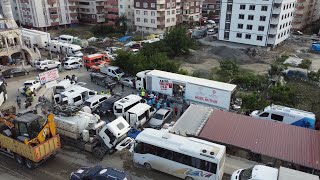 Mobil mutfağımız selden etkilenen ailelerin hizmetinde