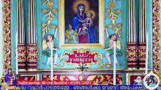 05 JANUARY 2025 - 05.30PM  LIVE HOLY MASS - വിശുദ്ധ കുർബാന - VALLARPADAM SHRINE BASILICA