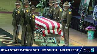 Funeral held for ISP Sgt. Jim Smith