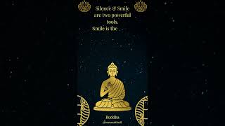 Buddha quotes - Silence & Smile