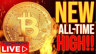 🔥ด่วน ! Bitcoin พุ่ง 🚀All-Time High! 💥จุดสูงสุดใหม่📈