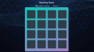 Match The Tiles Game made using Javascript