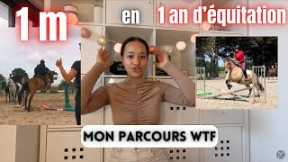 JE SAUTE 1m en 1 an d'équitation🔥- Mon parcours équestre incroyable