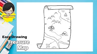 Easy Treasure Map Drawing