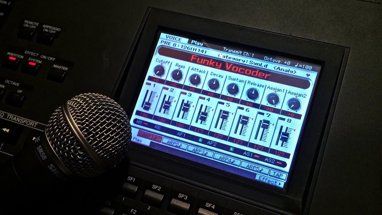 Vocoder Setup Motif Xf Youtube