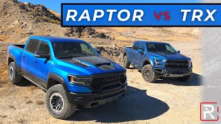 2021 Ram TRX vs 2020 Ford Raptor – Who Makes The Best Off-Road Ready Truck?