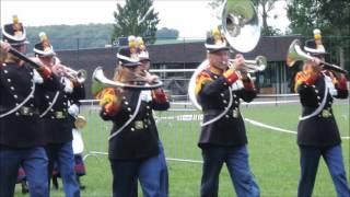 Defilé schutterij Oirsbeek op Historisch Festival 2017 Eys