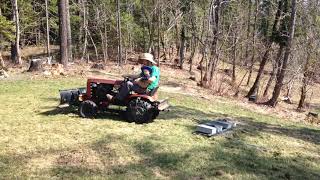 DIY grass dethatcher