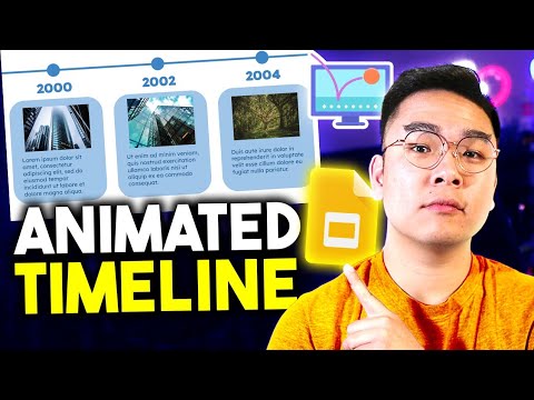 Easy ANIMATED TIMELINE in Google Slides! *TUTORIAL*