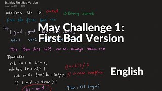 LeetCode 278. First Bad Version Explanation and Java Solution