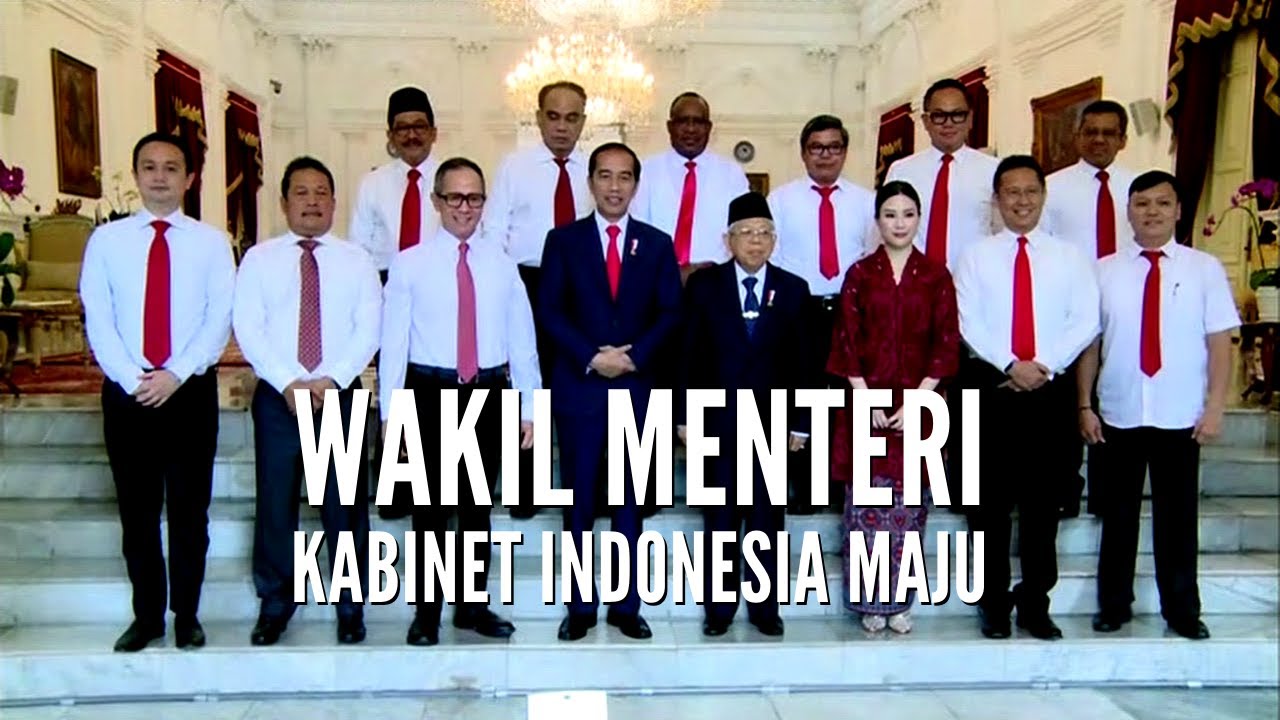 Ini Daftar Lengkap Dan Profil 12 Wakil Menteri Kabinet Indonesia Maju ...