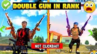 🤯 Double Gun In Rank Mode -Top Mythbusters In FreeFire |  #28