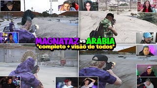 A GUERRA MAIS RÁPIDA DE TODAS! MAGNATAZ vs ARÁBIA COMPLETO COM VISÃO DE TODOS!!