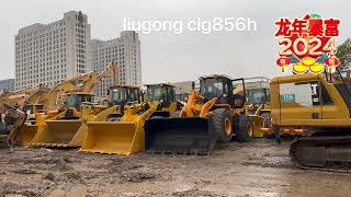 Used Liugong Clg856h Wheel Loader With Rock Bucket Chinese Brand