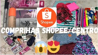 COMPRINHAS DA SHOPEE/COMPREI NAS LOJINHAS DO CENTRO DA CIDADE/MATERIAL ESCOLAR E MUITO MAIS.