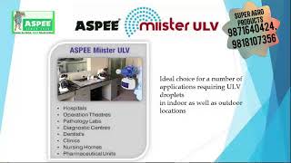 Aspee MISTER ULV FOGGER| DisInfectant spraying machine| 9871640424