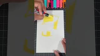 How Pros Color With Posca Pens! 🤯 #drawing #art #poscapens