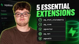 Every Supabase Developer Needs These 5 Extensions